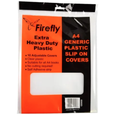 Firefly A4 Slip-On Book covers - 120 Micron - 10 Pack